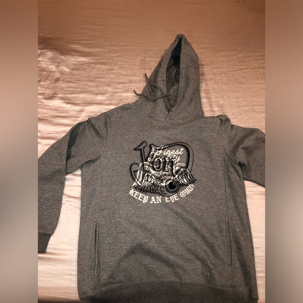 Von Dutch Gray Keep an Eye Out Hoodie